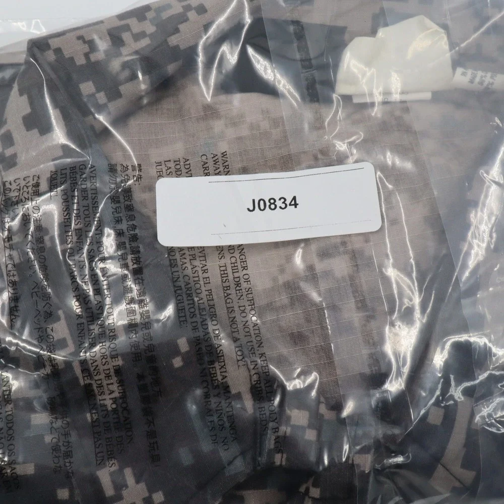 Genuine Gear Combat Coat Mens 2XL Grey Digital Camo‎ Tactical Ripstop Jacket